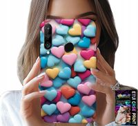 ETUI DO HUAWEI P30 LITE - KOLOROWE SERCA MOŻLIWOŚĆ PERSONALIZACJI