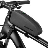twarda wodoodporna torba rowerowa na ramę poj. 1.6l czarna