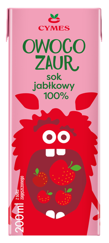 CYMES Owocozaur Sok o smaku jabłkowym 200ml na Arena.pl