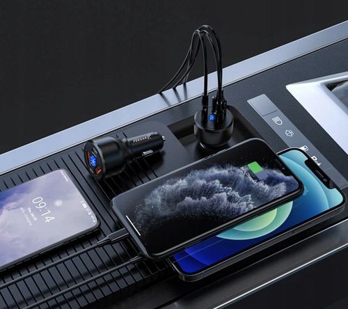 Ładowarka samochodowa PD USB 66W Samsung Xiaomi 9A na Arena.pl
