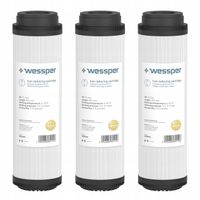 2 x Filtr wody wkład wstępny do filtracji wstępnej 10" 3 szt do usuwa żelaz