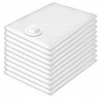 Sillar Zestaw Worek Próżniowy Mały na Odzież Ubrania Pościel 60x80cm 10szt