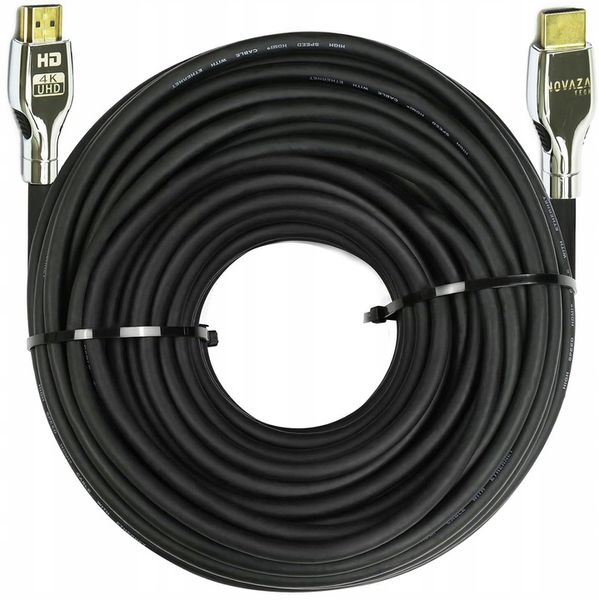 Kabel Przewód HDMI - HDMI 2.0 High Speed 3D 4k UHD 20 metrów zdjęcie 1