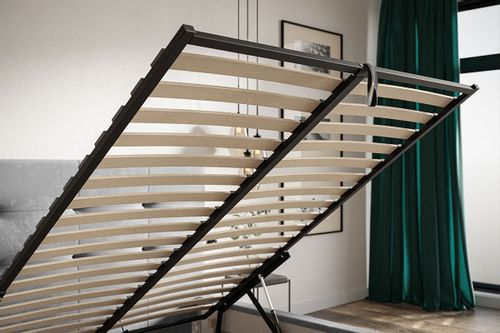 Łóżko tapicerowane LUX 5 180x200 ze  Stelażem i pojemnikiem na Arena.pl