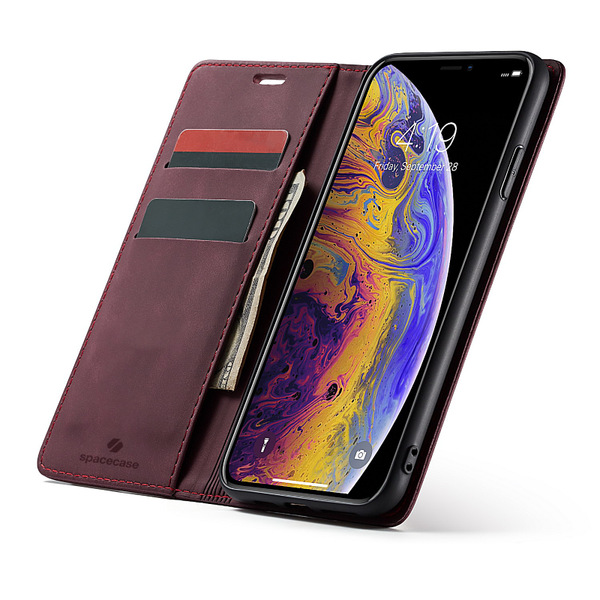 Spacecase Wallet iPhone X/Xs red zdjęcie 1