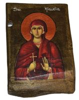Ikona Święta Klaudia patronka tych, którzy poszukują sprawiedliwości