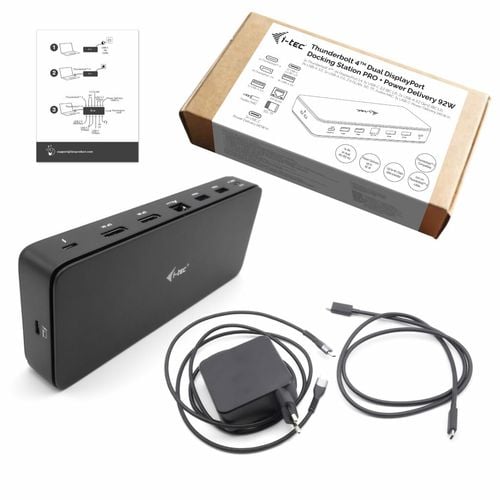 Stacja dokujaca i-tec Thunderbolt4 2x Display Docking Station Gen3 PD92W na Arena.pl