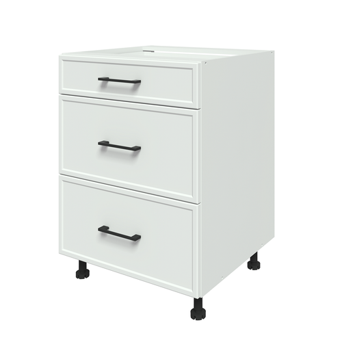 KUCHNIA KLASYCZNA KU-D60S3 Szafka 60 cm dolna fronty MDF frezowane na Arena.pl