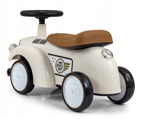 Milly Mally Pojazd Royce White Jeździk BIAŁY Retro Autko Samochód Pchacz na Arena.pl