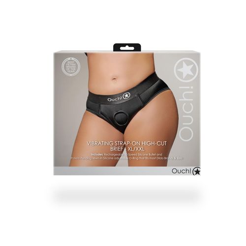 vibrating strap-on high-cut brief - xl/xxl na Arena.pl