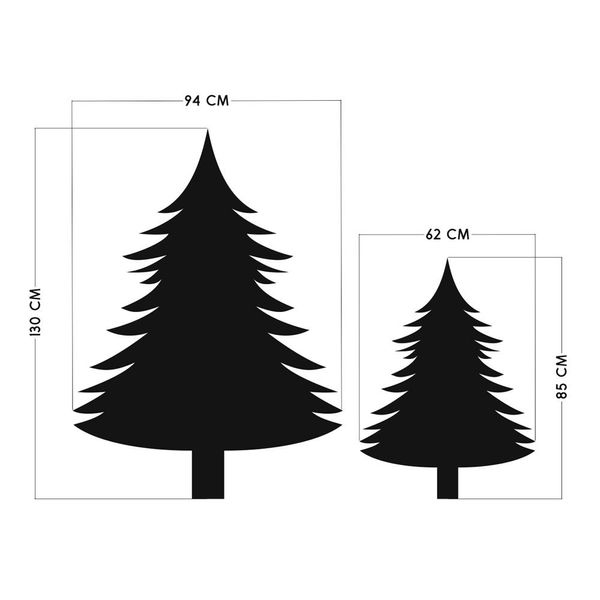 Naklejki Tablicowe Świerki T20 zdjęcie 2