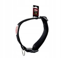 Obroża dla psa nylonowa z podszyciem neoprenowym XL 33-52cm czarna