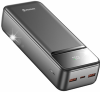 Kompaktowy LED Powerbank SWISSTEN 30000 mAh 22,5W Power bank USB-C USB-A