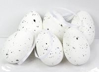 Jajka dekoracyjne zawieszka 5 cm 6szt. 5176