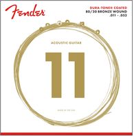 Struny do gitary akustycznej Fender 880CL 11-52 Brąz 80% miedzi, 20% cynku