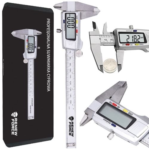 Suwmiarka elektroniczna ZE STALI NIERDZEWNEJ cyfrowa DOKŁADNA 0-150mm na Arena.pl