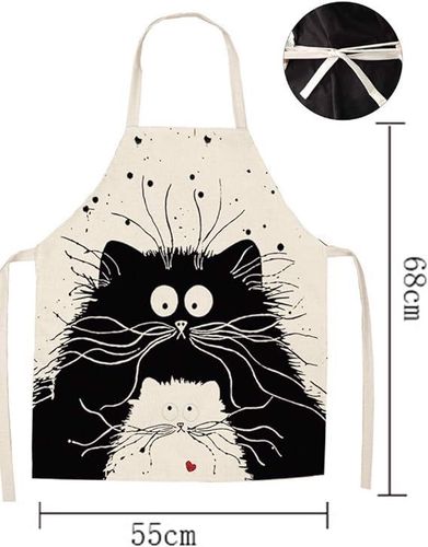 Fartuch kuchenny wzór z kotami kreskówkowy na Arena.pl