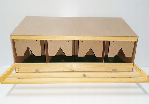 Gniazda dla kur niosek 4 miejsca z szufladą + MATY na Arena.pl