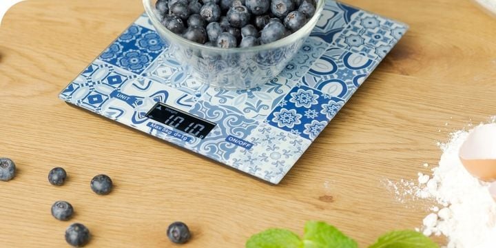 Waga kuchenna elektroniczna ZELMER ZKS1100C 5 kg LCD szkło wzór zdjęcie 12