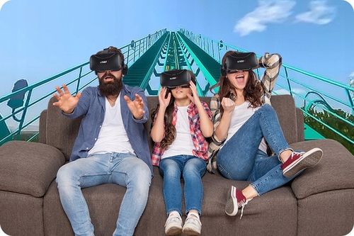GOGLE VR OKULARY ZE SŁUCHAWKAMI DO FILMÓW 3D 360 na Arena.pl