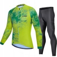 Strój Rowerowy Komplet Kolarski Bluza Getry Legginsy Spodnie Ocieplany 6XL