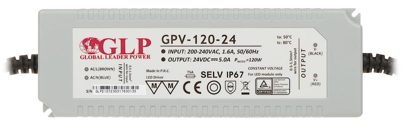 ZASILACZ IMPULSOWY 24V/5A/GPV zdjęcie 1