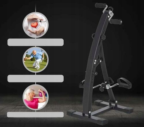 Rower Treningowy Dla Seniorów 2w1 Czarny PAKO A90-158BK na Arena.pl