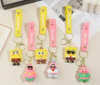 BRELOCZEK BRELOK WISIOR SPONGEBOB KANCIASTOPORTY GĄBKA PATRYK ZAWIESZKA