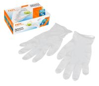 Rękawice lateksowe pudrowane 100szt S