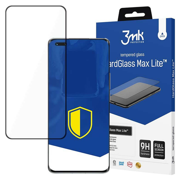Honor Magic 4 Pro - 3mk HardGlass Max Lite Black zdjęcie 3