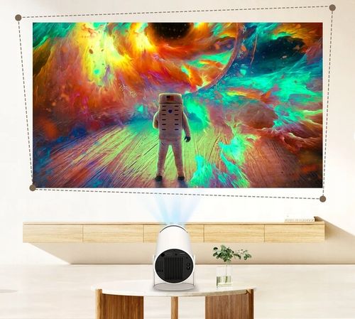 PROJEKTOR HY300 PRO 2025 WERSJA 4K WIFI PRZENOŚNY SMART ANDROID TV RZUTNIK na Arena.pl