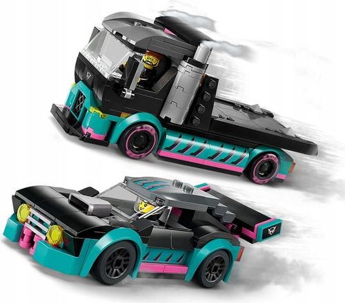 KLOCKI LEGO CITY 60406 SAMOCHÓD WYŚCIGOWY LAWETA PREZENT DLA DZIECI + TORBA na Arena.pl