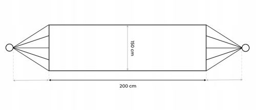 HAMAK OGRODOWY TURYSTYCZNY BOHO MOCNY DWUOSOBOWY 150x275cm 240kg + na Arena.pl