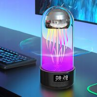 GŁOŚNIK BLUETOOTH BEZPRZEWODOWY BOOMBOX Z MEDUZAMI LAMPA NOCNA RGB