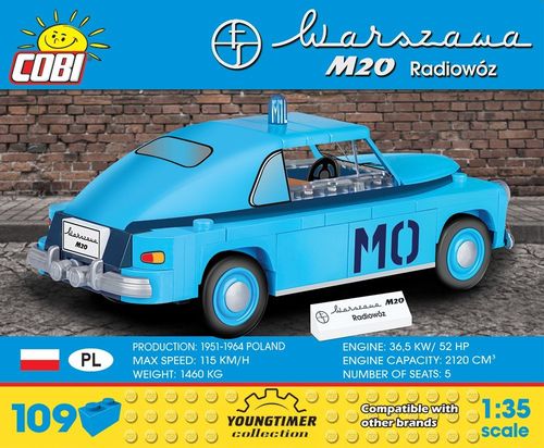 Klocki Youngtimer Collection - Warszawa M20 Radiowóz na Arena.pl