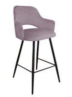 Hoker krzesło barowe Milano podstawa czarna MG55