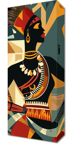 Obraz 20x50cm Afrykańska Mozaika zdjęcie 1