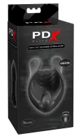 pipedream pdx elite flexible black sleeve z wibracją, 8 cm