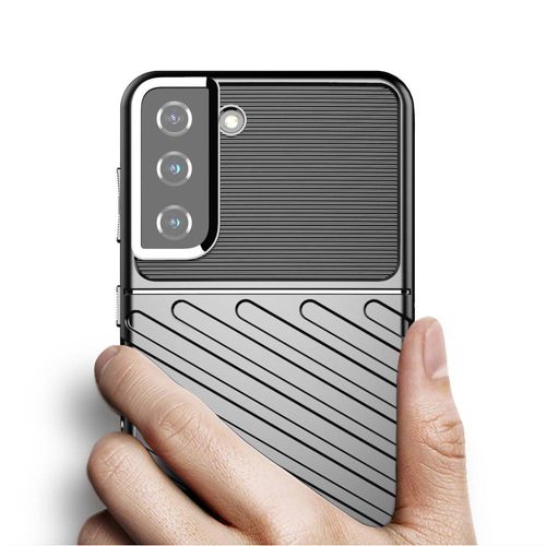 Etui Samsung Galaxy S21+ Plus Pancerne Thunder Czarne na Arena.pl