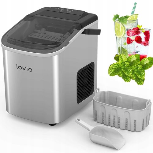 KOSTKARKA DO LODU LOVIO 10KG DOMOWA PRZENOŚNA CICHA EKSPRESOWY LÓD 24H na Arena.pl