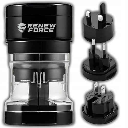 Adapter do Gniazdka Angielska Podróżny Zestaw 3 Końcówek ŚWIAT UK UE na Arena.pl