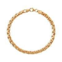 złota bransoletka łańcuchowa unisex - 333 - bxx6691