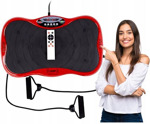 Platforma Wibracyjna do Masażu Treningu Odchudzanie Ciała do 150kg HMS na Arena.pl