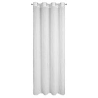 Zasłona Selma 135X250 cm biała moherowe pasy przelotki