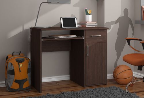 BIURKO PIN 90 cm WENGE WOLNOSTOJĄCE na Arena.pl