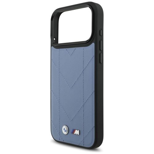 Etui BMW M Quilted Logo MagSafe do iPhone 17 Pro Max niebieski na Arena.pl