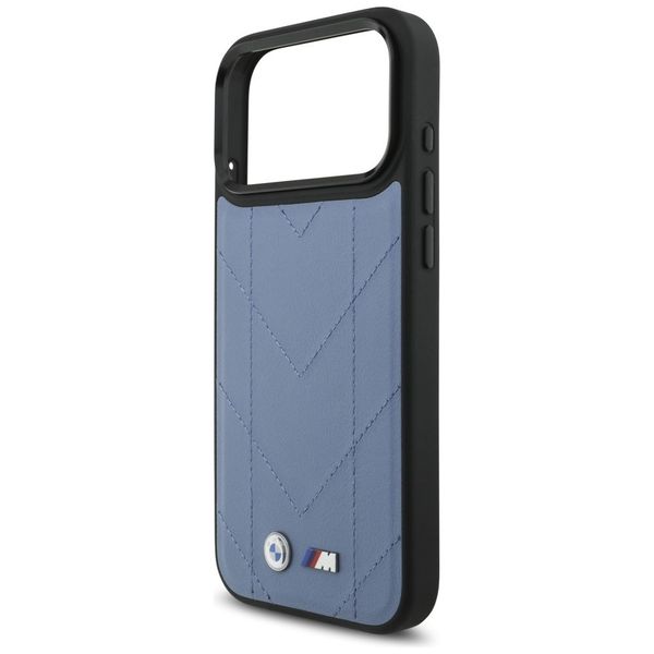 Etui BMW M Quilted Logo MagSafe do iPhone 17 Pro Max niebieski zdjęcie 6