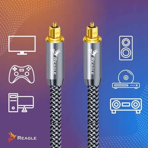 KABEL OPTYCZNY TOSLINK 5M HQ SPDIF DIGITAL AUDIO PRZEWÓD CYFROWY na Arena.pl