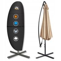 POKROWIEC NA PARASOL OGRODOWY NA WYSIĘGNIKU DUŻY OCHRONNY WODOODPORNY