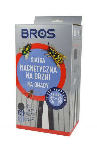 BROS Siatka na drzwi magnetyczna 100x220 - biała na Arena.pl